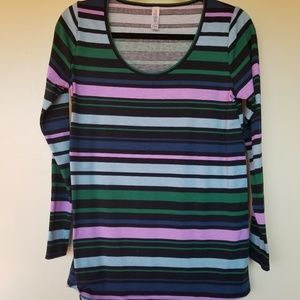LuLaRoe striped Lynnae